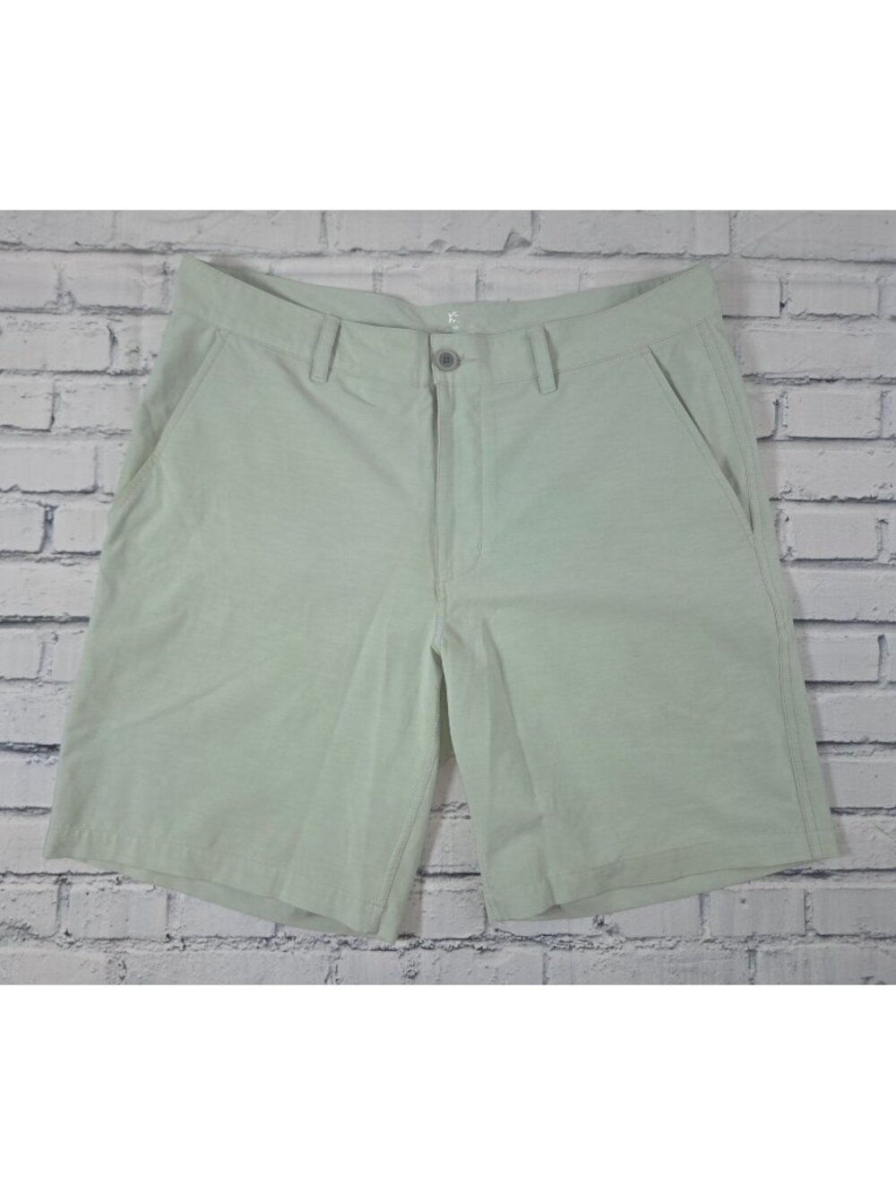Southern Tide Mens Green Performance Shorts 36 Stretch Fabric